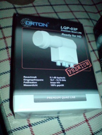 LNB konvertor ORTON - Quad LQP-02F